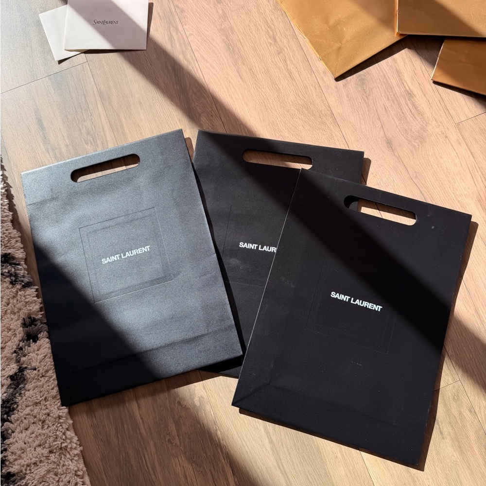 Saint Laurent Elegant Black Tote